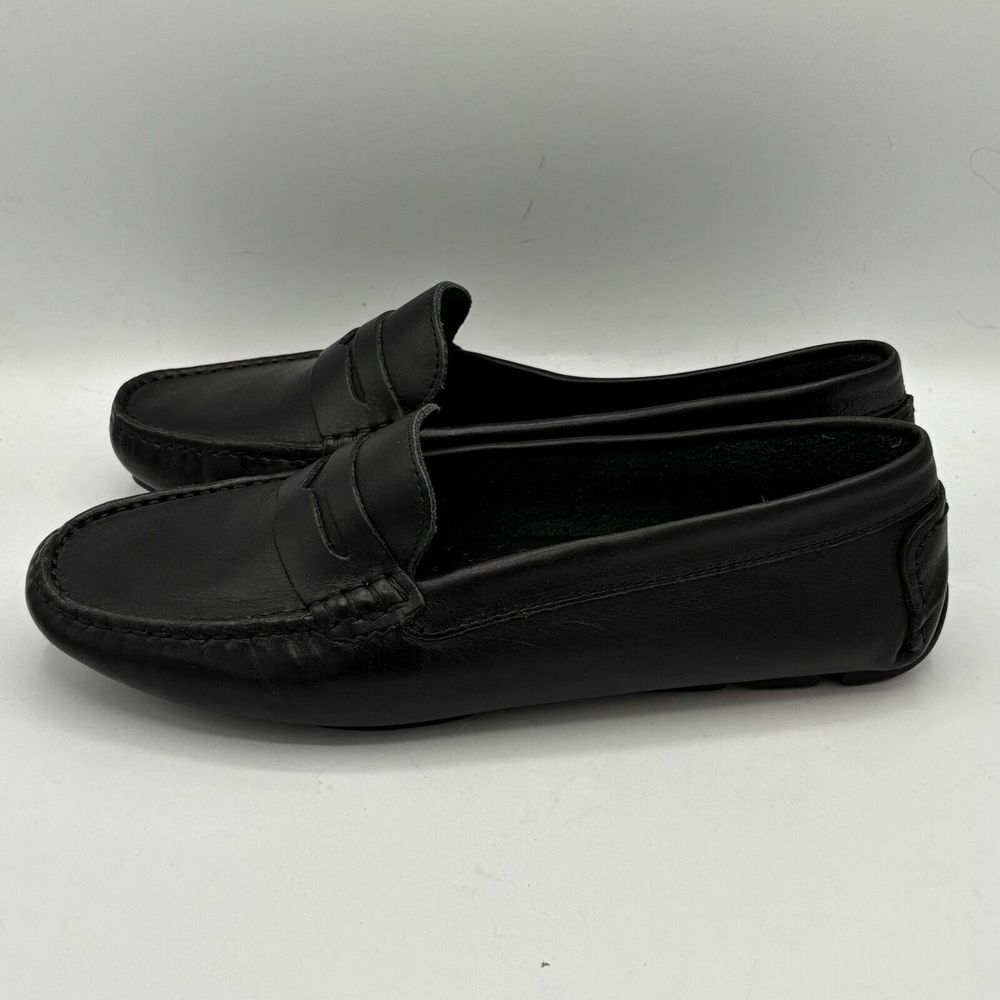 Massimo Matteo Penny Keeper Loafers, Black, Men's 9B‎